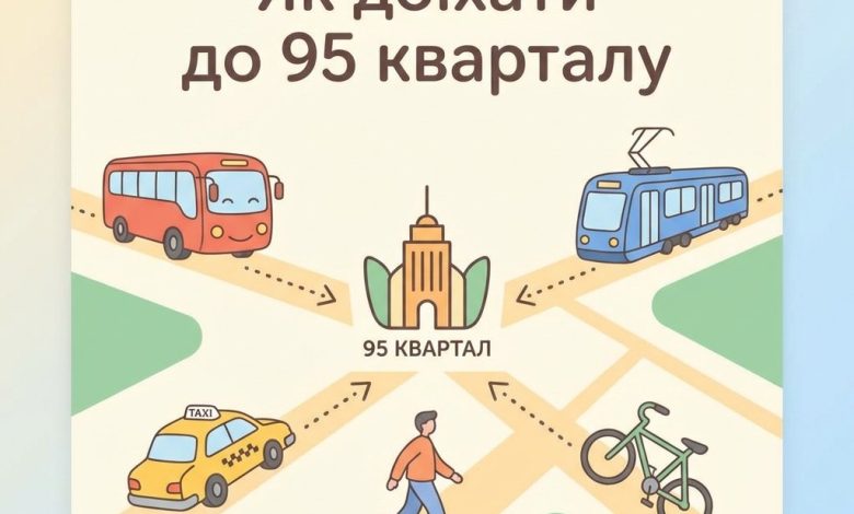 Як доїхати до 95 кварталу