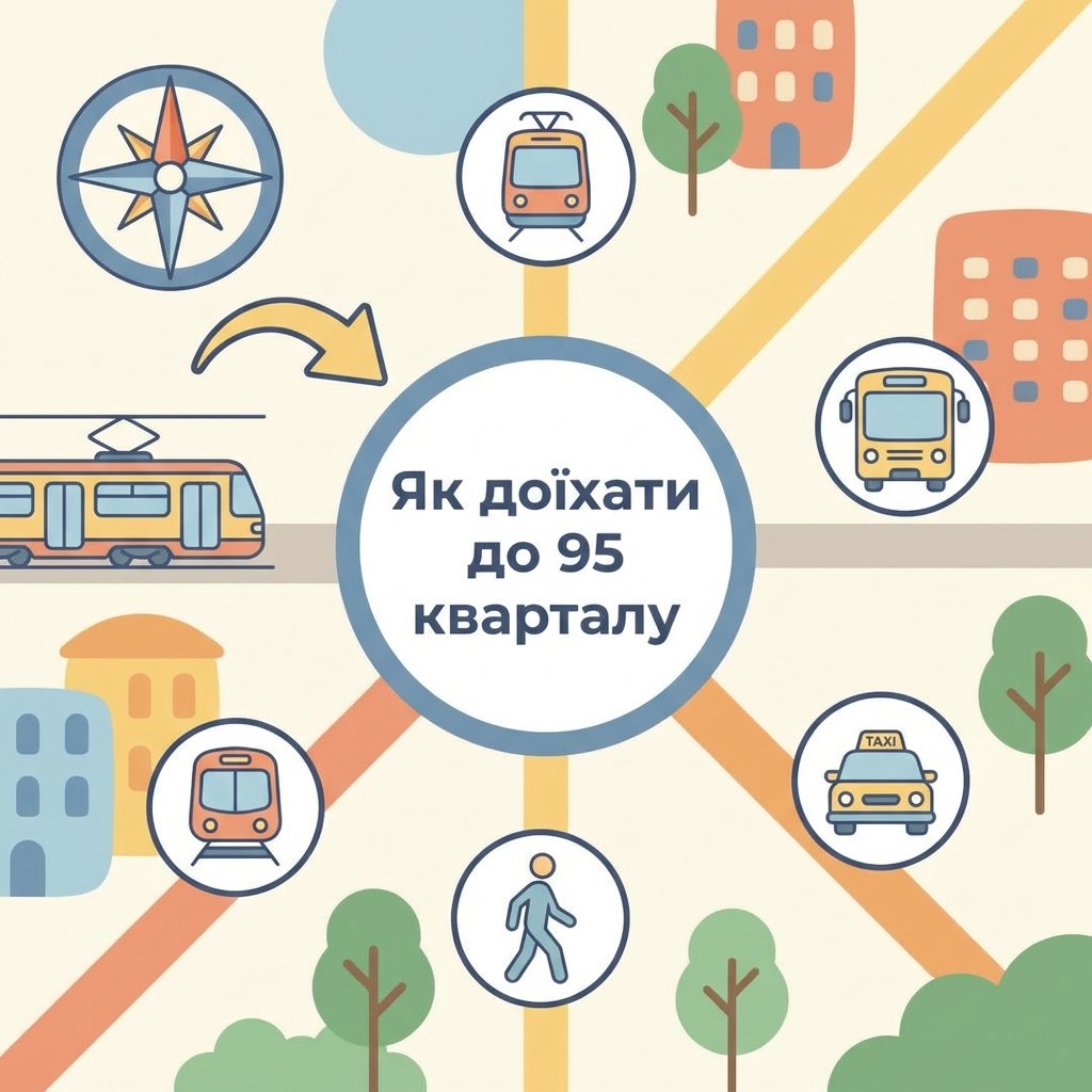 Як доїхати до 95 кварталу