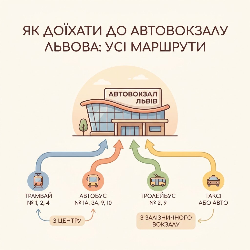 Як доїхати до автовокзалу Львова: усі маршрути