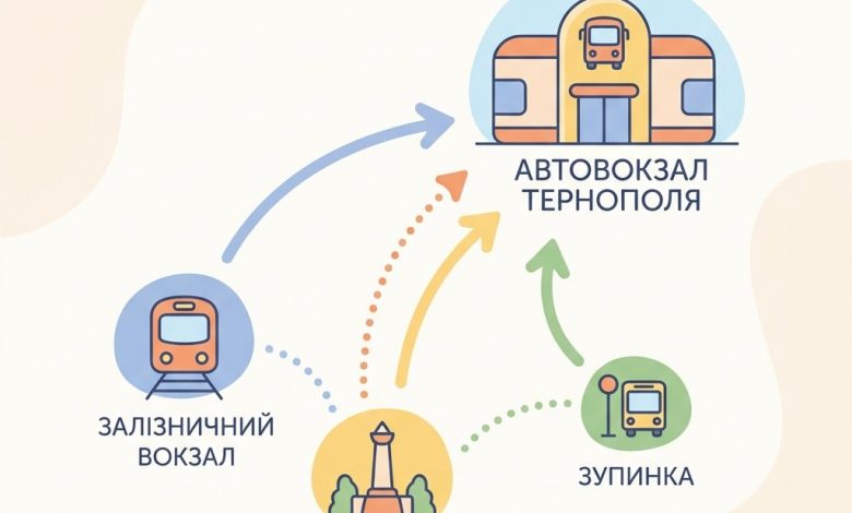 Як доїхати до автовокзалу Тернополя