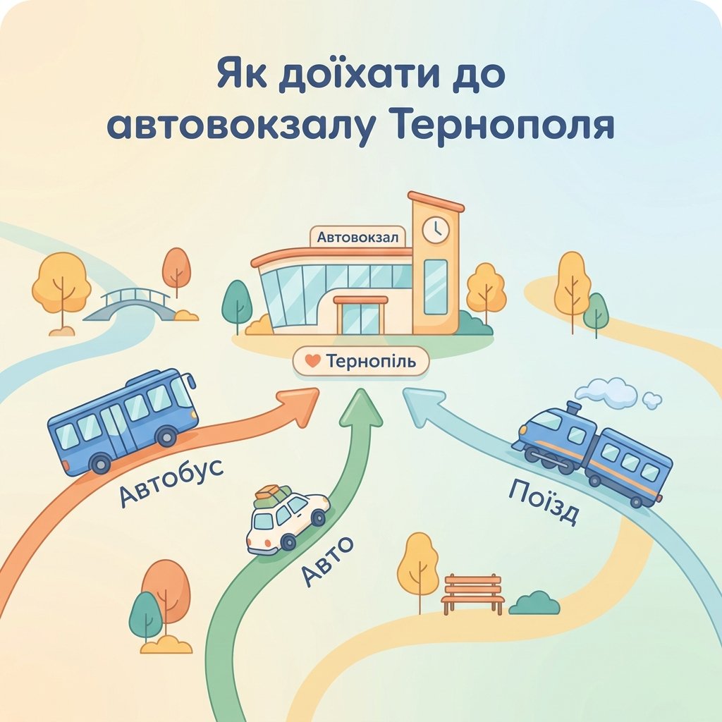 Як доїхати до автовокзалу Тернополя