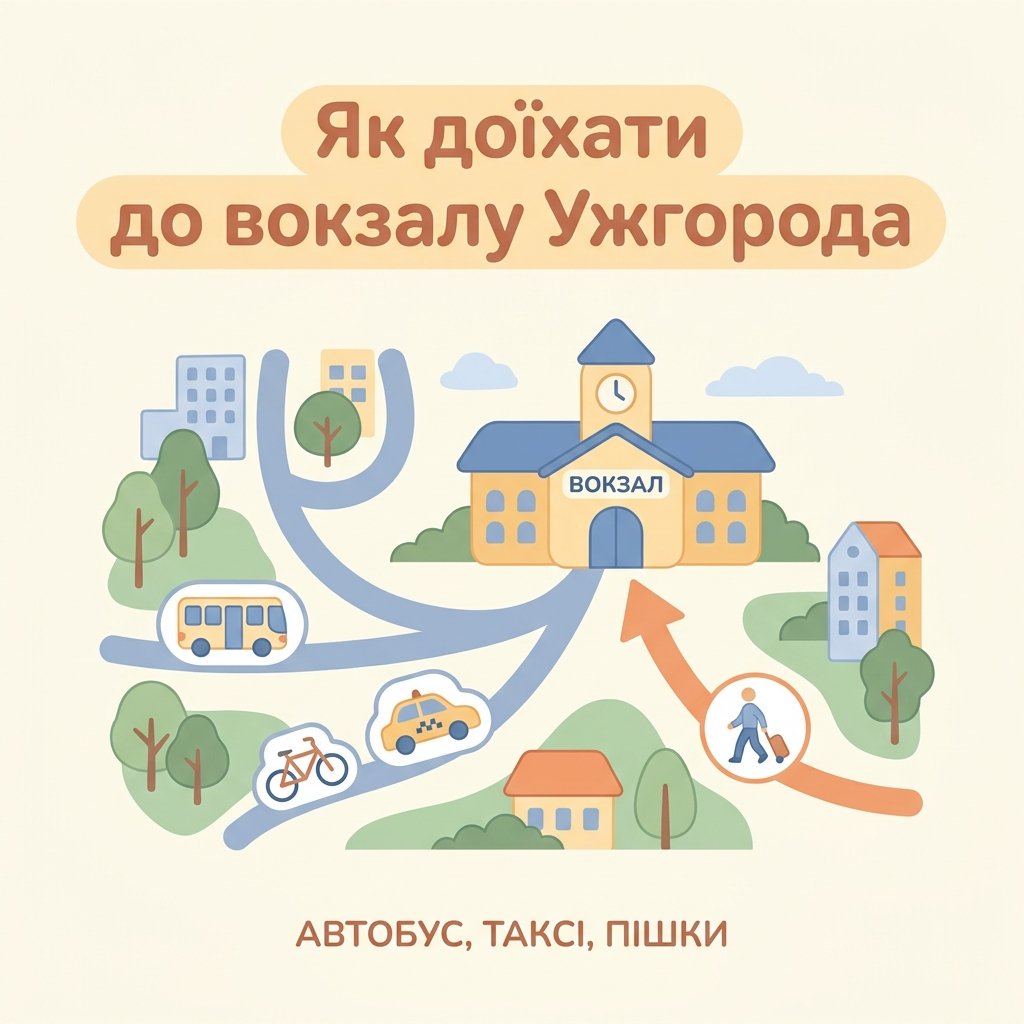 Як доїхати до вокзалу Ужгорода