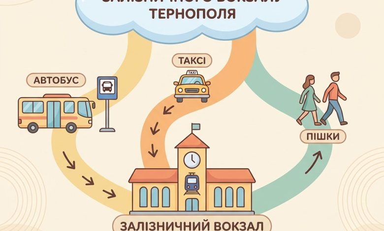 Як доїхати до залізничного вокзалу Тернополя