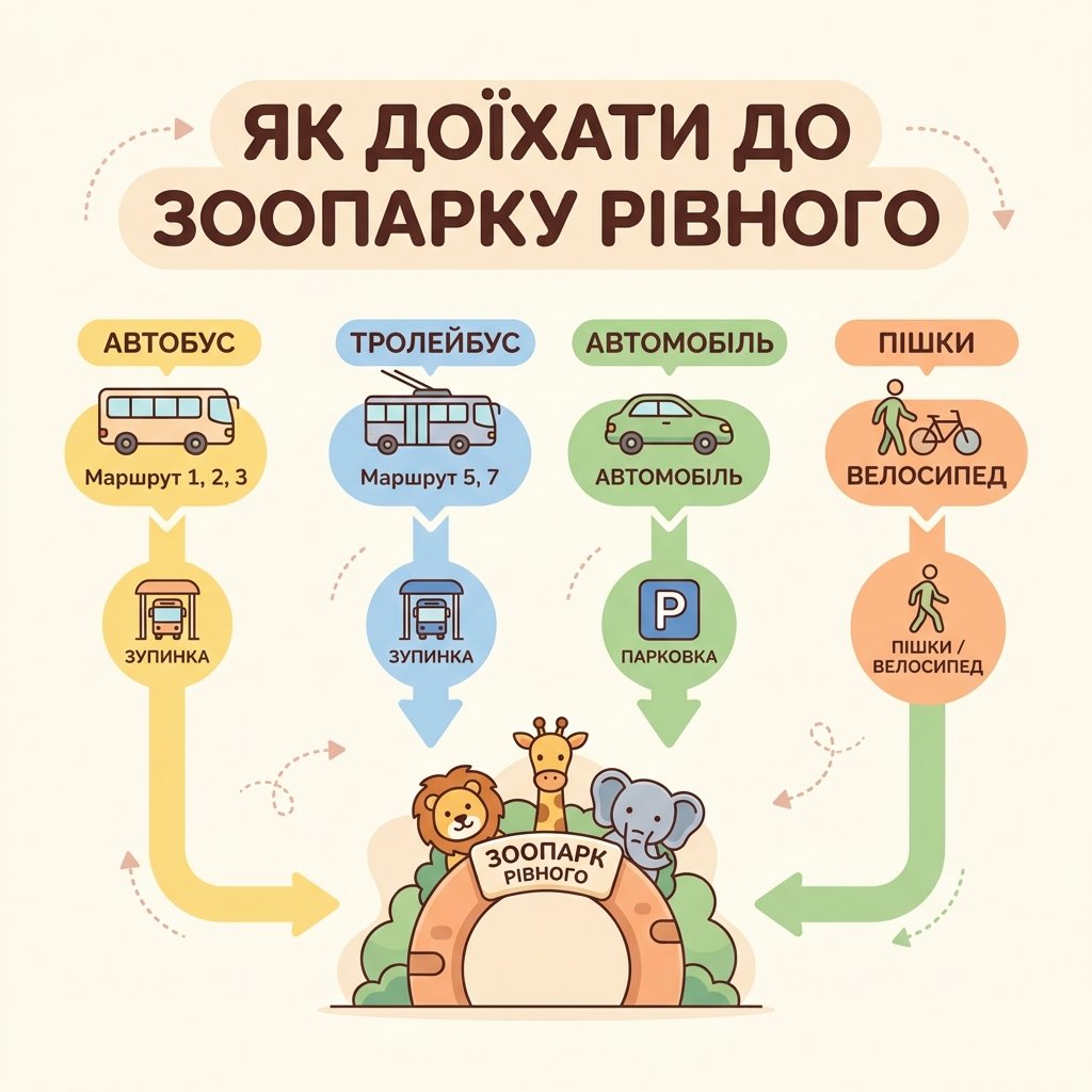 Як доїхати до зоопарку Рівного